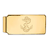 United States Naval Academy Anchor Money Clip 10k Yellow Gold