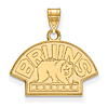 14k Yellow Gold5/8in Boston Bruins Bear Pendant