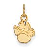 10k Yellow Gold 3/8in University of Pittsburgh Paw Pendant