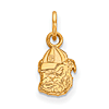 10kt Yellow Gold 3/8in University of Georgia Bulldog G Hat Pendant