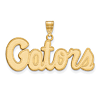 10kt Yellow Gold 5/8in University of Florida Gators Script Pendant