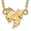 10k Yellow Gold Georgia Tech Buzz Small Necklace 