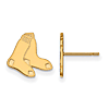 10kt Yellow Gold Boston Red Sox Socks Small Post Earrings
