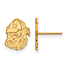 10kt Yellow Gold University of Georgia Bulldog Post Earrings