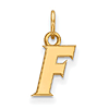10kt Yellow Gold 3/8in University of Florida F Pendant