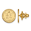 14k Yellow Gold Virginia Tech Crest Lapel Pin