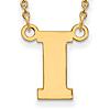 University of Iowa I Necklace 14k Yellow Gold