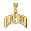 10kt Yellow Gold Ohio State University Arched Pendant