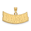 14kt Yellow Gold 1/2in BAMA Pendant