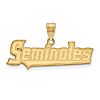10kt Yellow Gold Florida State Seminoles Pendant