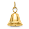 14k Yellow Gold 3-Dimensional Wedding Bell Charm