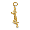 14k Yellow Gold 3-D Golden Gate Bridge Pendant