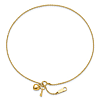 14k Yellow Gold Heart and Key Charm Anklet