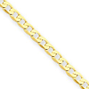 14k Yellow Gold Classic Curb Link Anklet