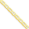 14kt Yellow Gold Classic Anchor Link Anklet