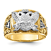 10k Two-tone Gold Scottish Rite 33rd Degree Ring