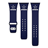Gametime Dallas Cowboys Navy Silicone Band for Apple Watch 38/40mm