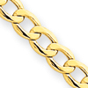 14kt Yellow Gold 3.3mm Hollow Curb Link Chain