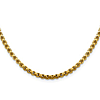 14k Yellow Gold 18in Hollow Round Box Chain 3.6mm