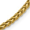 14k Yellow Gold 24in Hollow Wheat Chain 4.6mm Thick