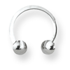 Stainless Steel Circular Barbell 14 Gauge 3/8in