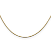 14k Yellow Gold 18in Box Link Chain .7mm