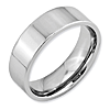 7mm Flat Cobalt Polished Wedding Band