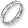 Cobalt 4mm Domed Polished Wedding Band