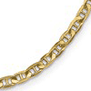 14k Yellow Gold Concave Anchor Chain 3.75mm
