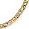 14kt Yellow Gold Concave Anchor Chain 4.5mm