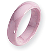 Pink Ceramic 5.5mm Domed Ring