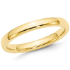 14kt Yellow Gold 3mm Polished Comfort Fit Wedding Band