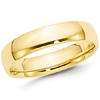 14kt Yellow Gold 5mm Light Comfort Fit Polished Wedding Band