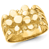 14k Yellow Gold Men's Gold Nugget Ring