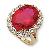 Jacqueline Kennedy's Ruby Swarovski Ring