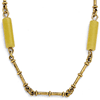 Jacqueline Kennedy 18kt Gold-Plated Long Agate 36in Necklace