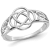 14kt White Gold Celtic Knot Ring