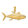 14k Yellow Gold Tuna Fish Pendant