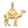 14k Yellow Gold Small Camel Pendant