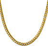 14k Yellow Gold Solid Miami Cuban Link Chain 6.2mm