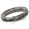 Edward Mirell 4mm Timoku Titanium Ring with Ridged Edges