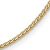 14k Yellow Gold 20in Flat Wheat Chain 1.9mm