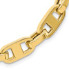 14k Yellow Gold Men's Hollow Rounded Anchor Link Bracelet 8.75in