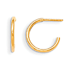 14kt Yellow Gold Madi K Hoop Screwback Earrings 3/8in