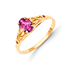 14kt Yellow Gold Madi K Synthetic Alexandrite Ring