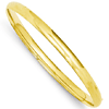 14kt Yellow Gold 5mm Hinged Bangle Bracelet