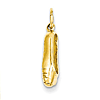 14k Yellow Gold 5/8in Ballet Sllpper Pendant