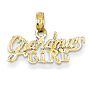 14kt Yellow Gold Grandma's Girl Pendant