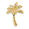 14k Yellow Gold Palm Tree Slide 3/4in