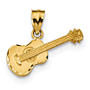 14kt Yellow Gold Acoustic Guitar Pendant